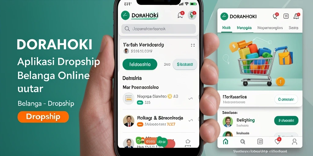 Tampilan antarmuka aplikasi DORAHOKI yang sederhana dan intuitif.
