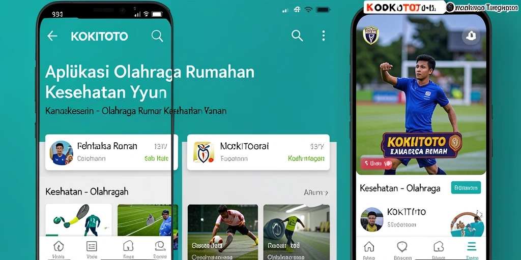 Tampilan antarmuka aplikasi KOKITOTO yang sederhana dan intuitif.