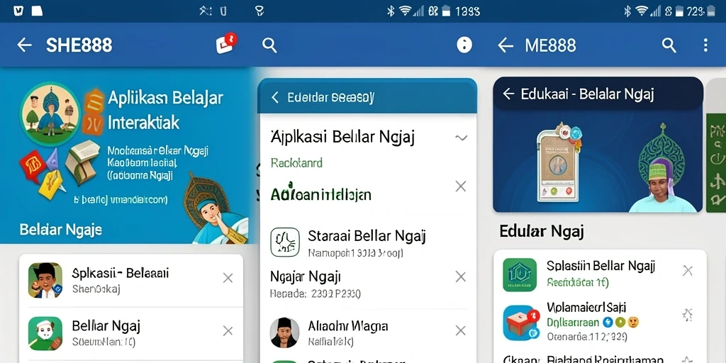 Tampilan antarmuka SHE888 yang menarik dan mudah digunakan.